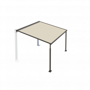  Universal support frame for awnings and pergolas